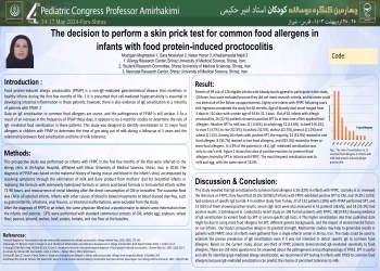 The decision to perform a skin prick test for common food allergens in infants with food protein-induced proctocolitis 